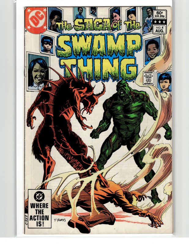 The Saga of Swamp Thing #4 (1982) Swamp Thing