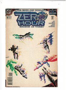 Zero Hour #1 VF 8.0 DC Comics 1994 Batman Superman Wonder Woman