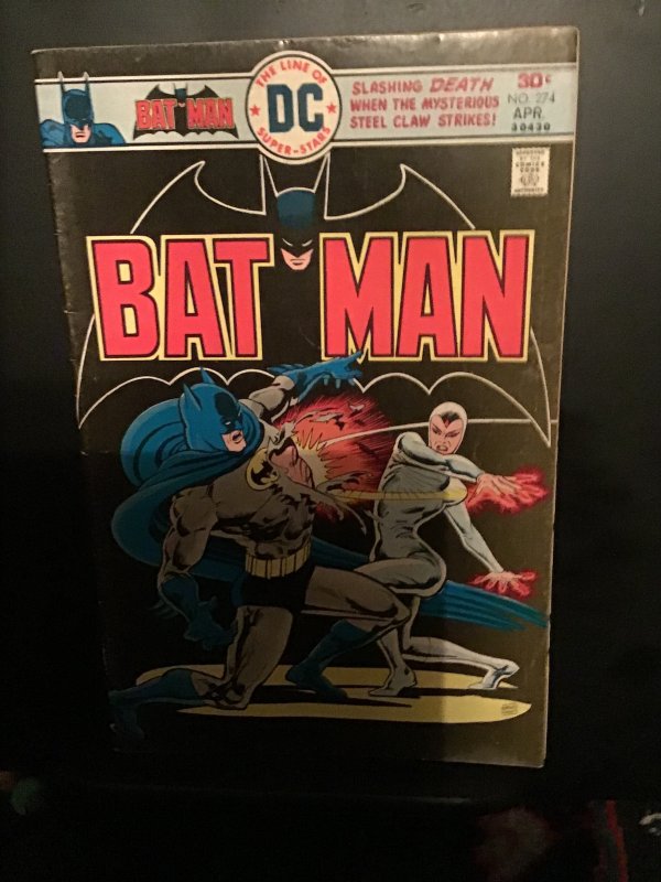 Batman #274 (1976) High-grade 1st Steel Claw! VF Wow!