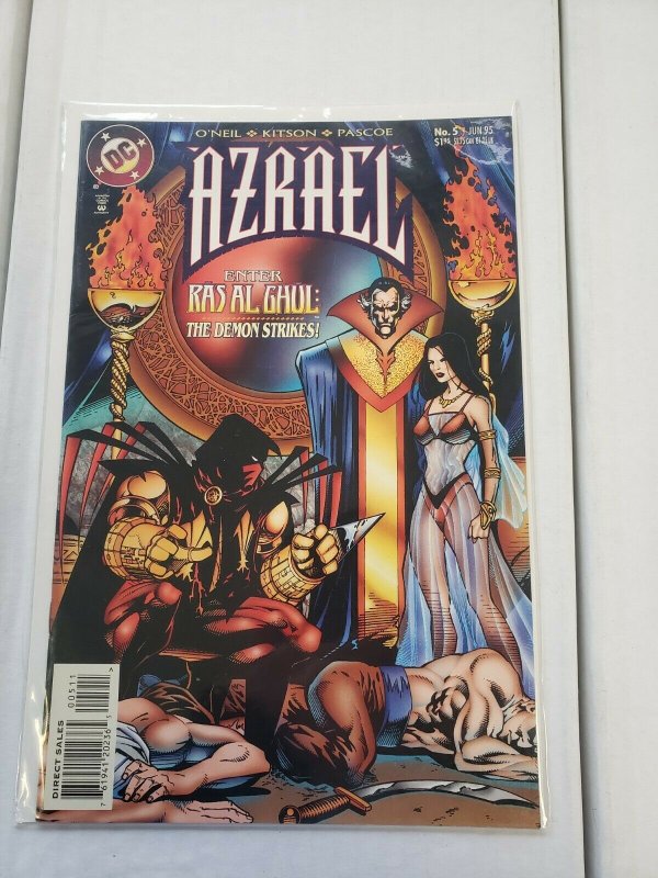 AZRAEL 5PC (VF/NM) ISSUES #4-7 & 9, BAGGED & BOARDED, ENTER RA'S AL GHUL 1995