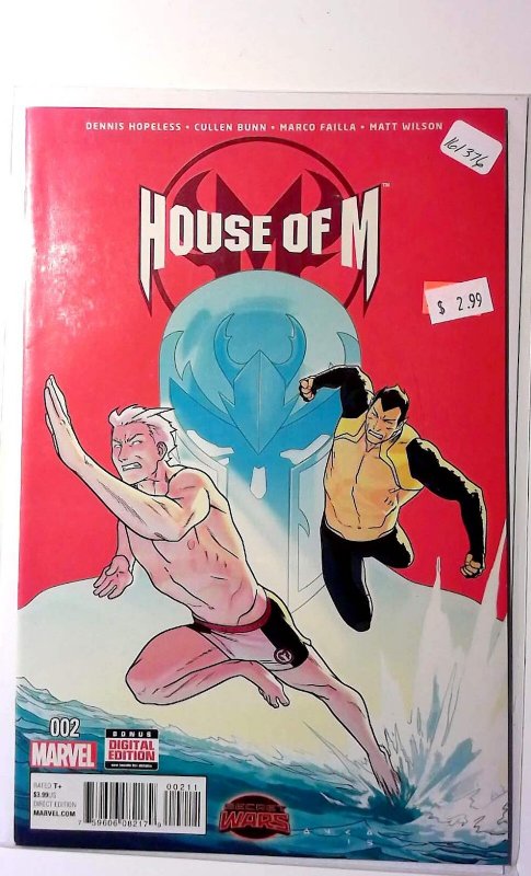House of M #2 (2015) Marvel Comics Magneto 1st Print Comic Book