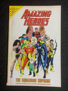 1985 AMAZING HEROES Magazine #70 FN 6.0 Squadron Supreme