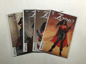 Lady Zorro 1-4 1 2 3 4 Lot Run Set Near Mint Nm Dynamite