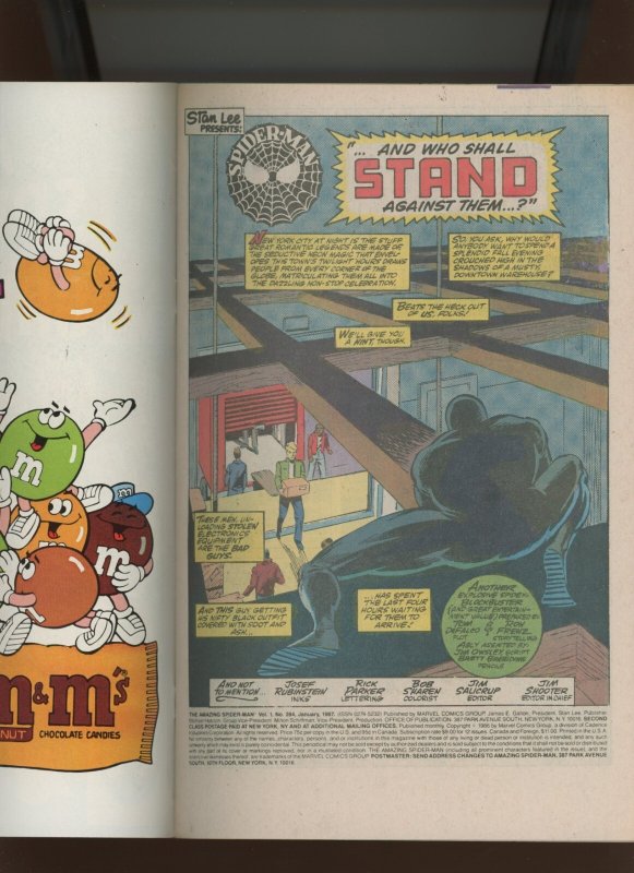 (1987) The Amazing Spider-Man #284: COPPER AGE! DIRECT! (6.5/7.0)