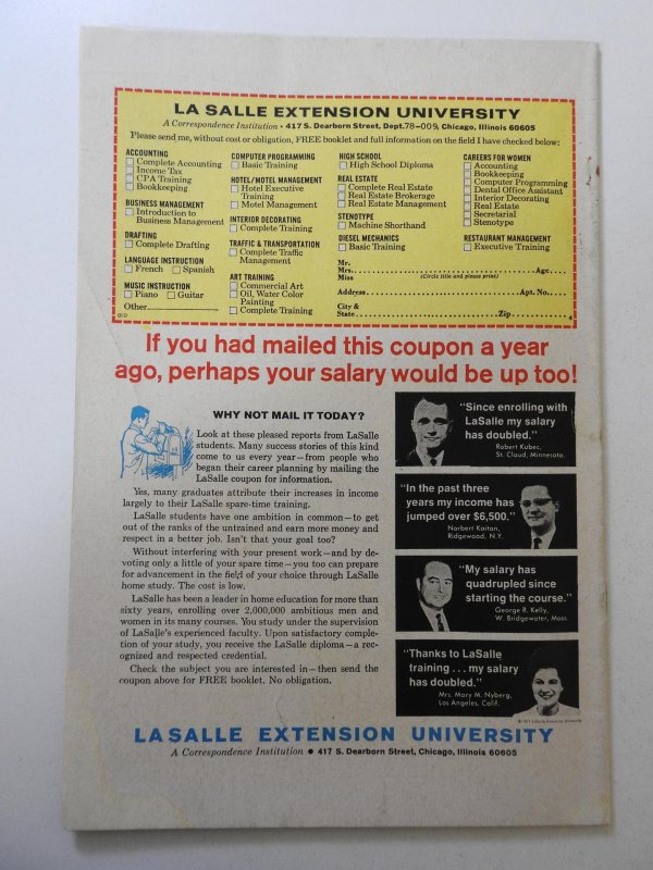 The Avengers #102 (1972) VG+ Condition moisture stain