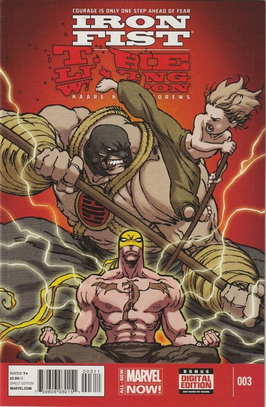 IRON FIST THE LIVING WEAPON # 3A (2014)