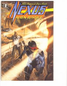 Nexus Alien Justice Complete Dark Horse Comics Ltd Series # 1 2 3 Mike Baron HJ7