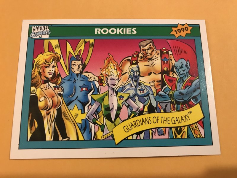 GUARDIANS OF THE GALAXY #84 : 1990 Marvel Universe Series 1 card, NM/M Rookies