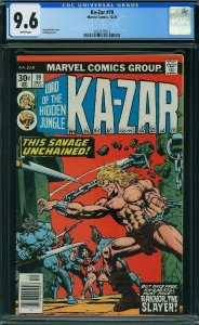 Ka-Zar #19 (1976) CGC 9.6 NM+
