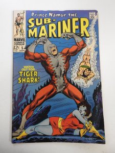 Sub-Mariner #5 (1968) VG+ Condition 1st Appearance of Tiger Shark!