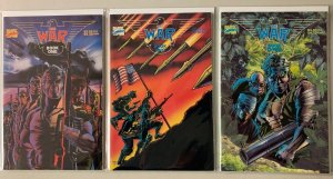 The War comics set #1-3 3 diff 6.0 (1989)