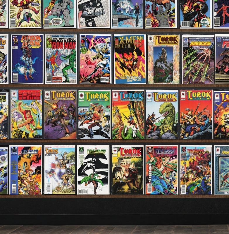 Huge Lot 150+ Comics with Magnus Robot Fighter, Turok, Dinosaur Hunter & More!
