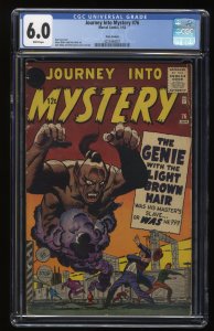 Journey Into Mystery #76 CGC FN 6.0 White Pages Black Circle Variant