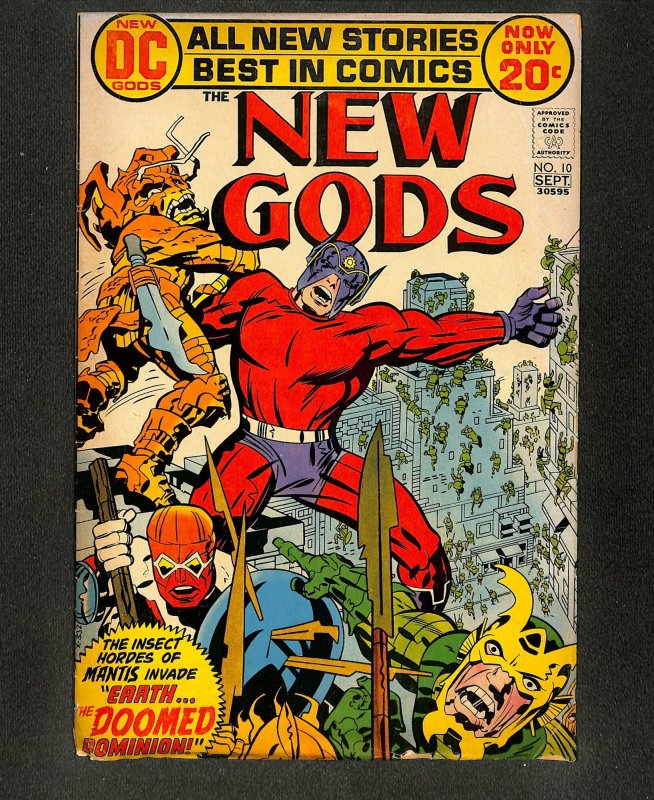 New Gods #10 2nd Appearance of The Forager! Jack Kirby Orion Cover! 1972!