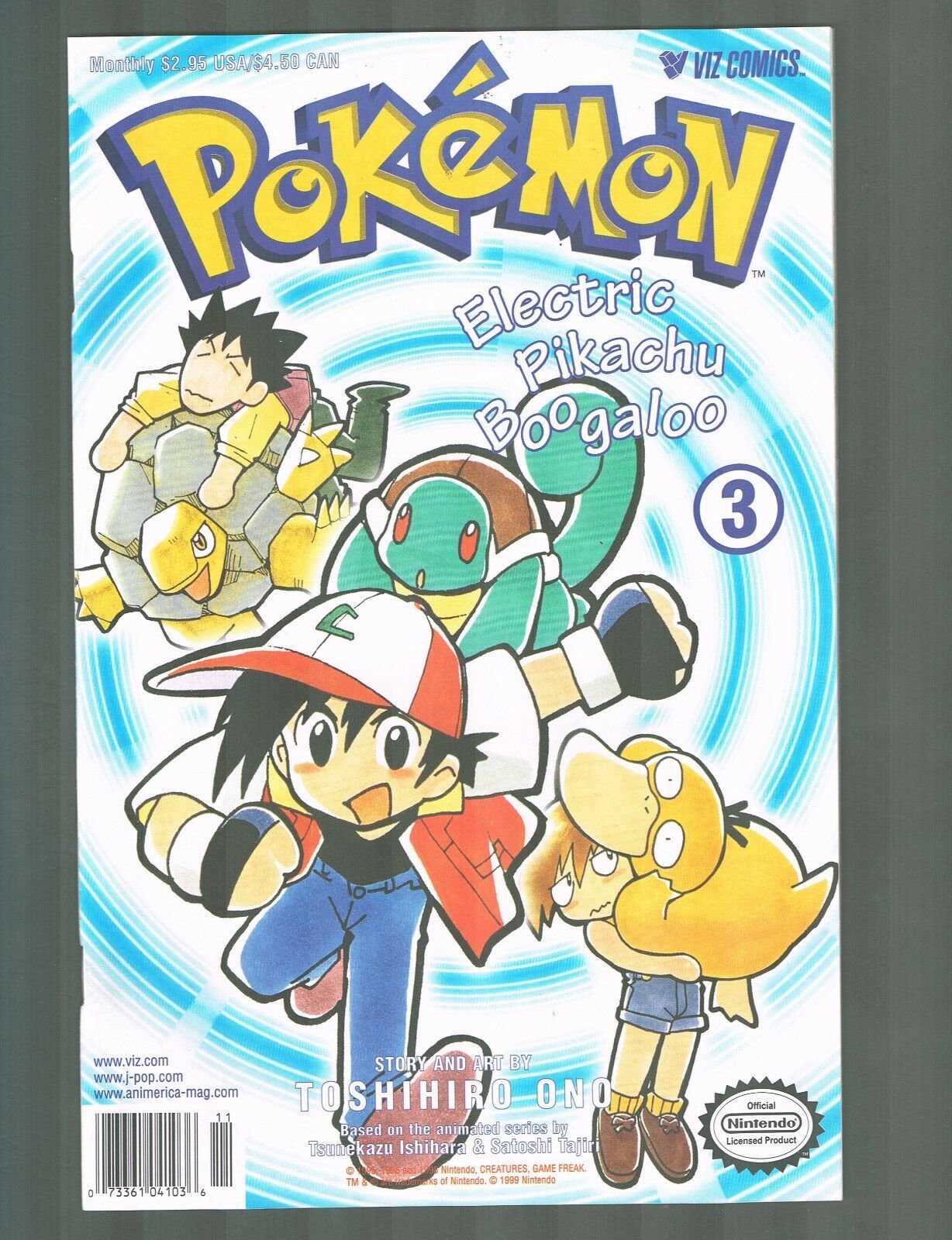 Pokemon #3 ~ based on series created by Satoshi Tajiri ~ 1999 (9.4) WH |  Comic Books - Modern Age, Viz / HipComic