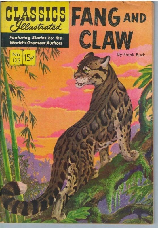 Classics Illustrated 123 (Original) Nov 1954 VG+ (4.5)