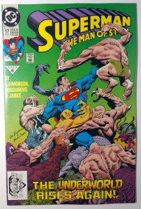 Superman: The Man of Steel #17 (8.0, 1992) 1st cameo app of Doomsday