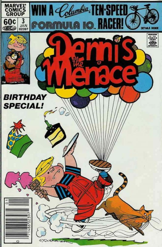 Dennis the Menace (Marvel) #3 VF; Marvel | save on shipping - details inside