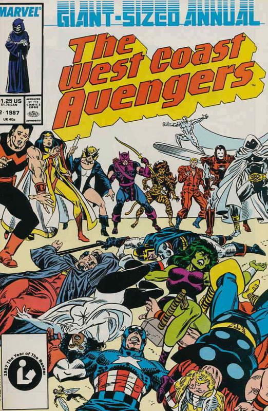 West Coast Avengers Annual #2 FN; Marvel | save on shipping - details inside