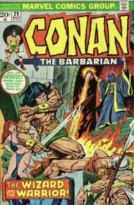 Conan the Barbarian #29 (1973) Very Nice book. Off White pages
