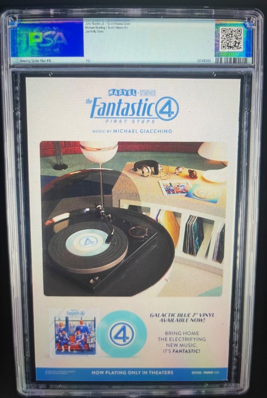 The Amazing Spider-Man #10 (2025), PSA Graded 9.6