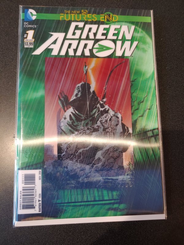 FUTURES END NEW 52 GREEN ARROW #1 3D LENTICULAR COVER NEW NEAR MINT