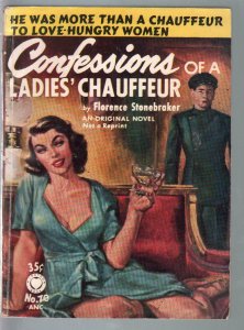 Croydon Books #70 1954-Confessions Of A Ladies' Chauffeurl-Stonebraker-VG