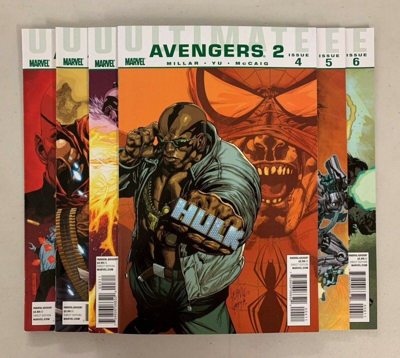 Ultimate Avengers 2 (Marvel 2010) #1-6 Set Mark Millar 1 2 3 4 5 6 (9.0+) 