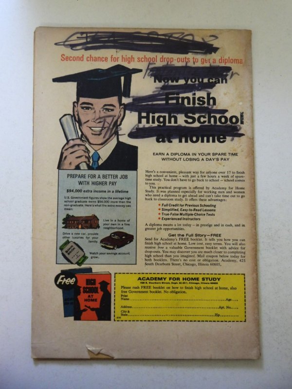 Thor #189 (1971) GD+ Condition ink on bc and interior cover