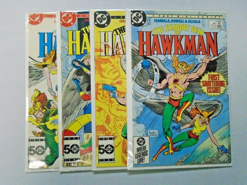 Shadow War of Hawkman (DC 1985) Set:#1-4, 8.0/VF - 1985