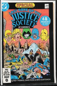 Last Days of the Justice Society Special (1986) Justice Society of America