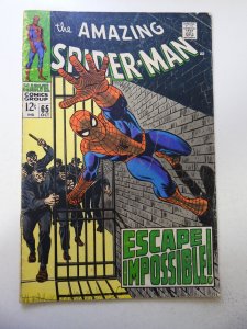 The Amazing Spider-Man #65 (1968) VG Condition small moisture stains