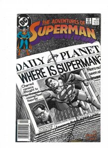 Adventures of Superman #451 Newsstand Edition (1989)