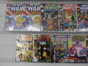 Infinity War, Infinity Gauntlet, & Infinity Crusade Complete Sets!!! Avg VF+ !