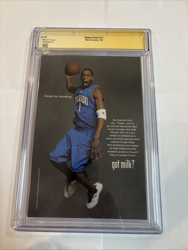 Emma Frost (2004) # 11 (CGC 9.8 SS) Signed Greg Horn * Marvel Comics • Census =4