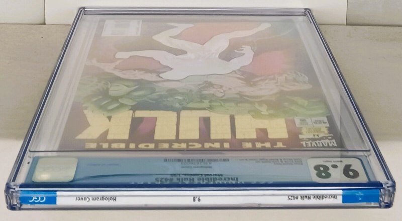 The INCREDIBLE HULK #425 CGC 9.8 Direct Edition Liam Sharp Hologram Cover Marvel