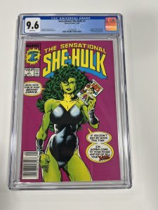 SENSATIONAL SHE-HULK CGC 9.6 WHITE PAGES MARVEL 1989 