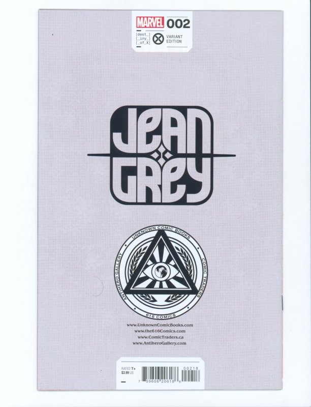 Jean Grey #2 Momoko Virgin Cover (2023)