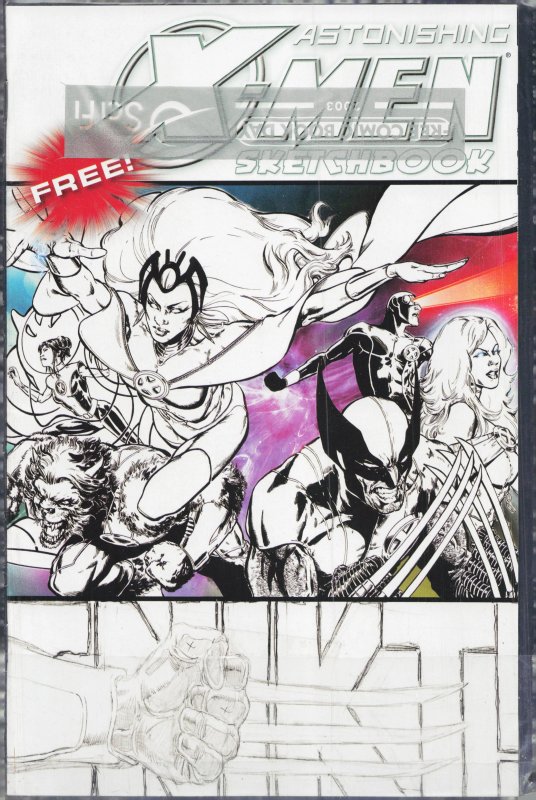 Astonishing X-Men/Amazing Spider-Man: The Gauntlet Sketchbook (2009)