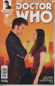 DOCTOR WHO #14 B, VF/NM, 10th, Tardis, 2015, Titan, 1st, more DW in store,Sci-fi