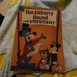 Hanna-Barbera Huckleberry Hound For President four-Color 1141 silver age 1960