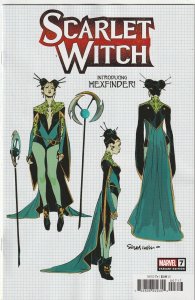 Scarlet Witch # 7 Design 1:10 Variant Cover NM Marvel 2023 [R2]