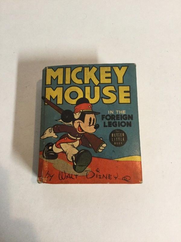 Mickey Mouse In The Foreign Legion Fn Fine 6.0 Big Little Books 1428