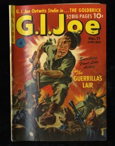 G.I. Joe (1951) #11 VG 4.0 Painted Cover!