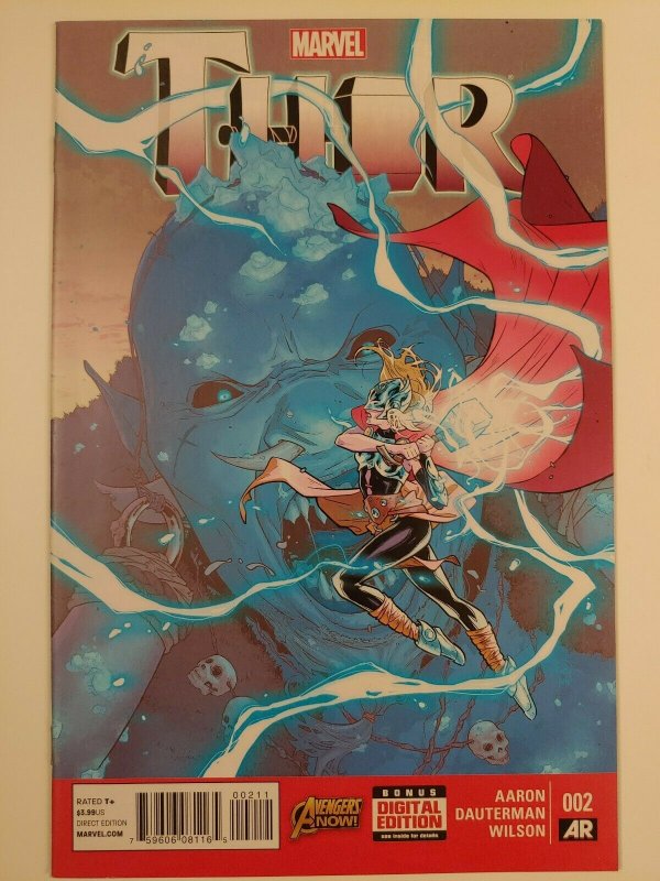 Thor #1 2020 Donny Cates, Cover A & Thor #2 1st full Jane Foster Thor both NM!