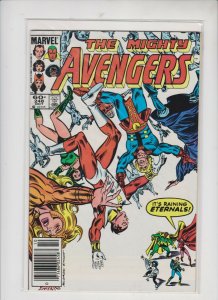 THE MIGHTY AVENGERS #248 1983-4 MARVEL /  NEWSSTAND  /  MED ++ / -