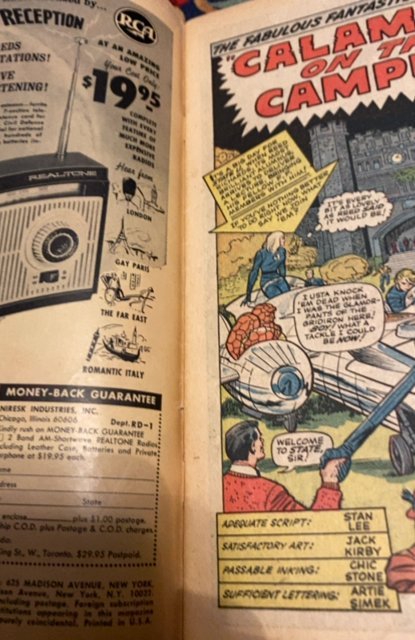 Fantastic Four: Dragon Man on campus #35 (1967)