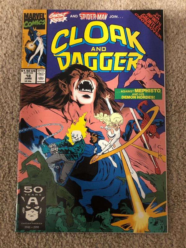 Marvel Cloak And Dagger 18 * Infinity Crossover * VF+/NM