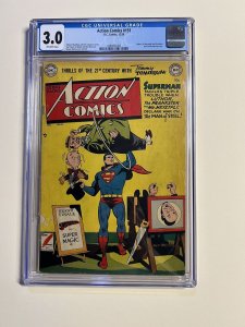 Action Comics 151 Cgc 3.0 Ow Pages Dc 1950