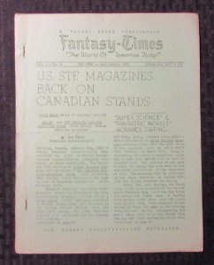 1951 FANTASY TIMES Fanzine v.6 #2 Science Fiction 8pgs VG Film Radio & TV